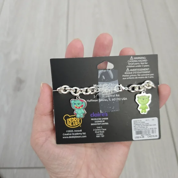 103. NWT Deddy Bears Charm Bracelet - Picture 3 of 6